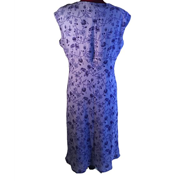 NWT VINTAGE 90s does 40s Dress - Floral Knee Length - Picture 4 of 7